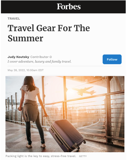 Dermatone Sunscreens in Forbes