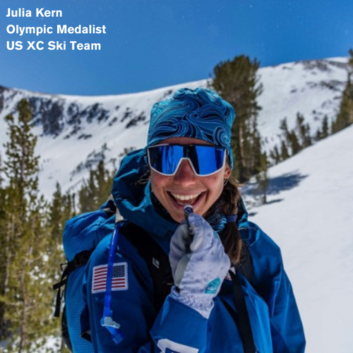 Julia Kern applying Dermatone Medicated SPF30 lip balm