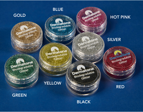 Mini Biodegradable Glitter Pots (3g mini jar)