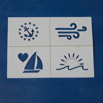 Lips & Face Biodegradable Glitter Kit - Sailing