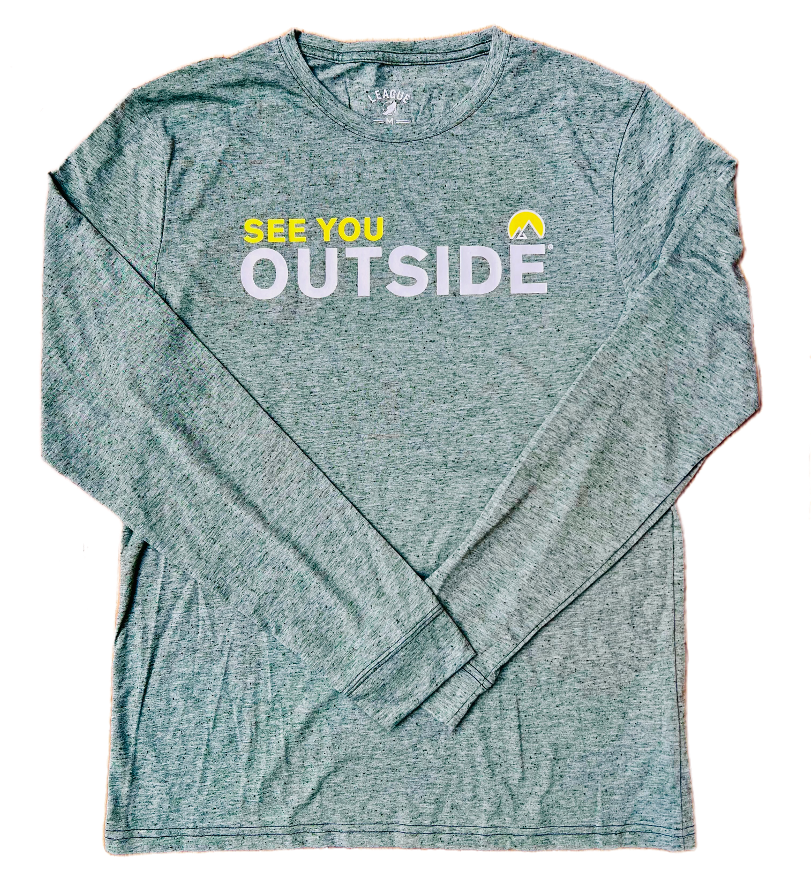 Unisex "See You Outside" Long Sleeve T-Shirt - Hunter Green