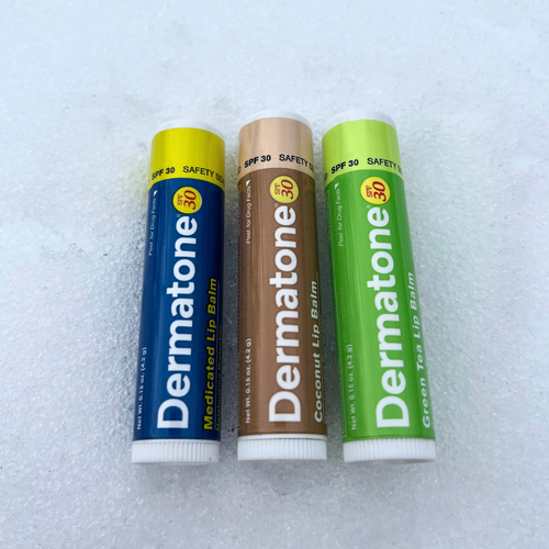 Dermatone's classic lip balm pack spf30